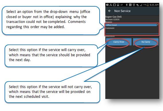 No Service
