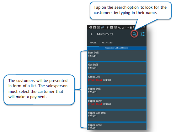 Customer Payment